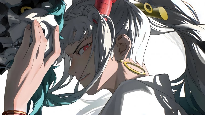 海贼王大和侧脸特写红瞳鬼角霸气动漫电脑壁纸