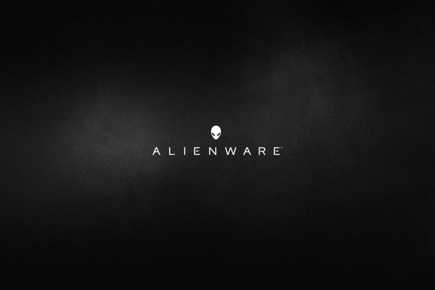 外星人Alienware品牌标志极简黑底白色logo电脑壁纸