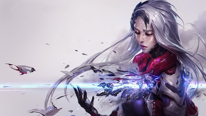 英雄联盟源计划系列卡特琳娜战斗姿态游戏电脑壁纸