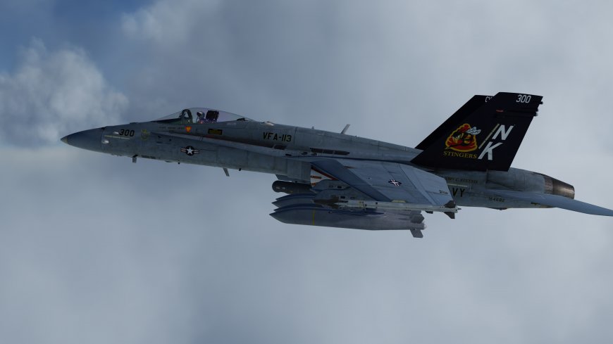 FA-18C大黄蜂战斗机VFA-113中队飞行载具电脑壁纸