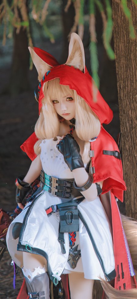 明日方舟角色森林少女cosplay造型人物手机壁纸