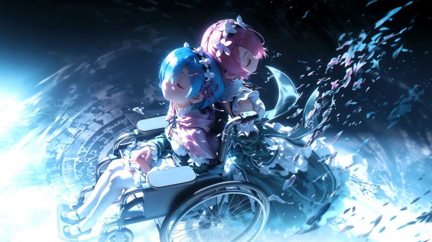 从零开始的异世界生活蕾姆拉姆姐妹温情人物电脑壁纸