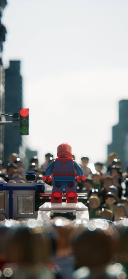 乐高蜘蛛侠城市街头漫威动漫手机壁纸