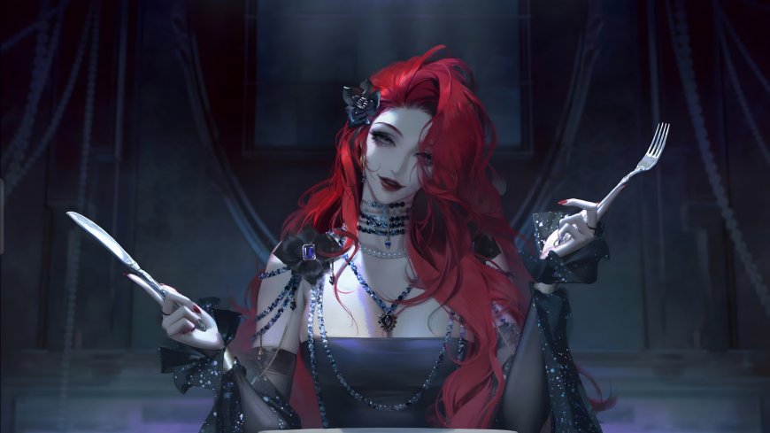 无期迷途卡门奈特红发角色形象动漫电脑壁纸