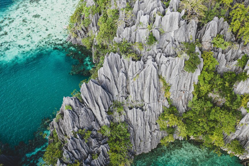 菲律宾巴拉望岛喀斯特地貌海岛风光风景电脑壁纸