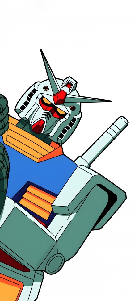 元祖高达RX78头部特写机甲动漫手机壁纸
