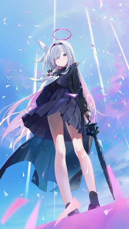 游戏《蔚蓝档案》普拉娜原画插画手机壁纸