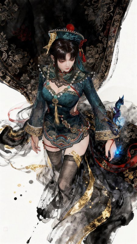 永劫无间玉玲珑古风造型动漫少女手机壁纸