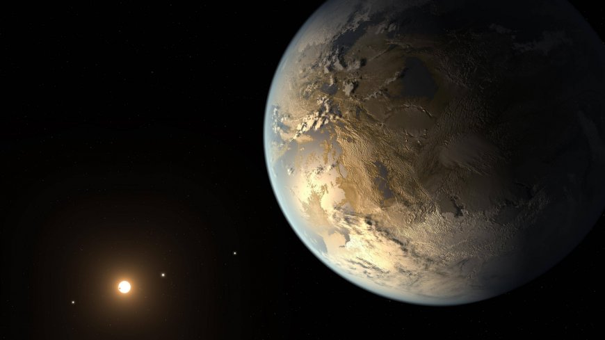 开普勒186f行星恒星太空科幻风景电脑壁纸