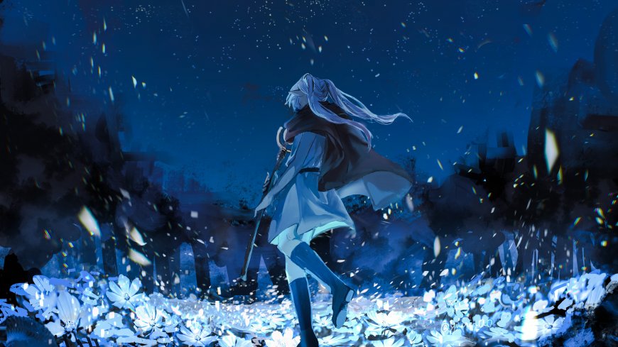 芙莉莲雪夜持杖动漫电脑壁纸