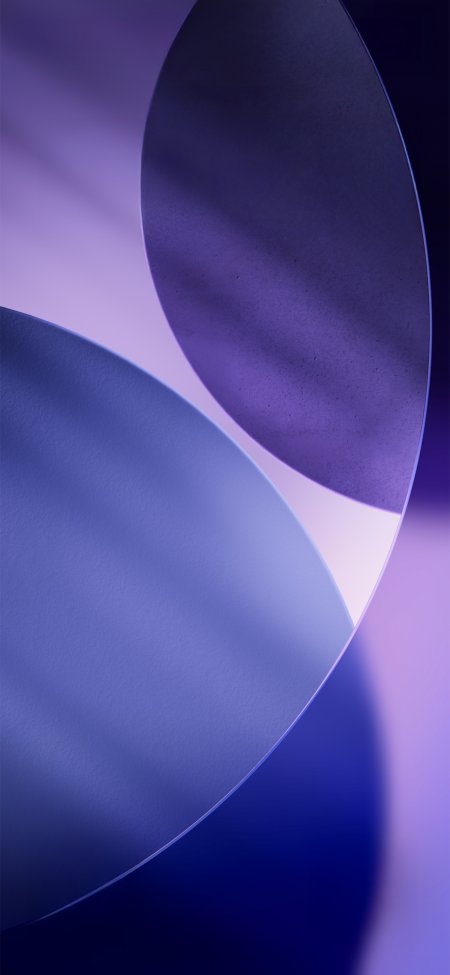 iOS26系统紫色抽象几何图形手机壁纸
