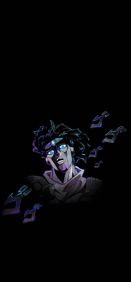 JOJO的奇妙冒险空条承太郎白金之星战斗姿态动漫手机壁纸