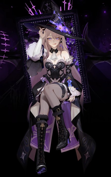 崩坏星穹铁道 黑塔坐于王座魔法师少女动漫手机壁纸