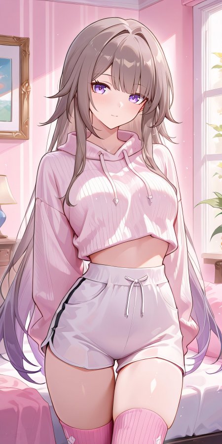 赫尔塔粉色房间 崩坏星穹铁道黑塔魔女魔法阵动漫少女手机壁纸