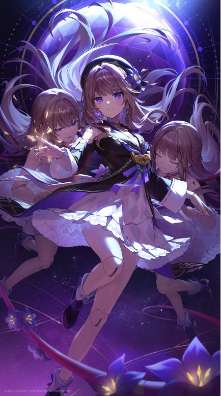 崩坏星穹铁道黑塔星空多重幻影动漫少女手机壁纸