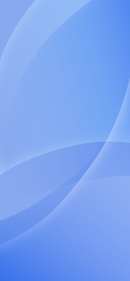 iOS26蓝色渐变液态玻璃手机壁纸
