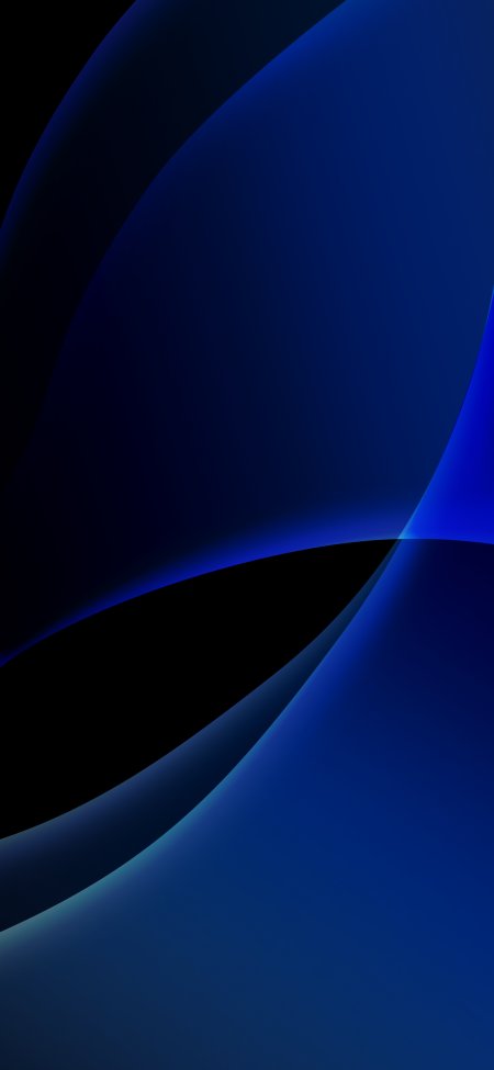 iPhone16e深蓝色抽象光影手机壁纸