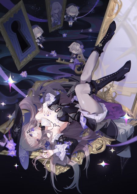 崩坏星穹铁道黑塔魔女星空倒影动漫少女手机壁纸