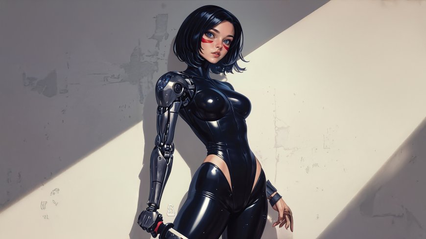 阿丽塔战斗天使机械义体少女科幻电影人物电脑壁纸