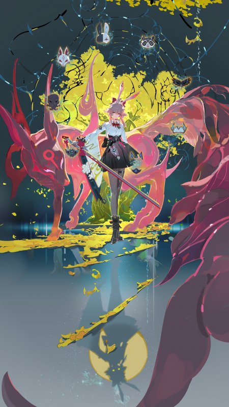 崩坏星穹铁道绯英樱花剑士二次元游戏手机壁纸