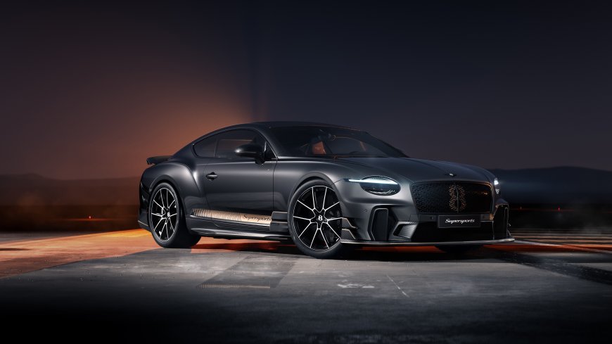 宾利欧陆GT Supersports暗夜赛道汽车电脑壁纸