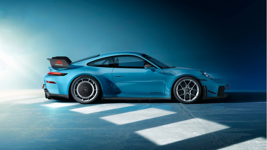 保时捷911GT3Manthey套件侧面跑车汽车电脑壁纸