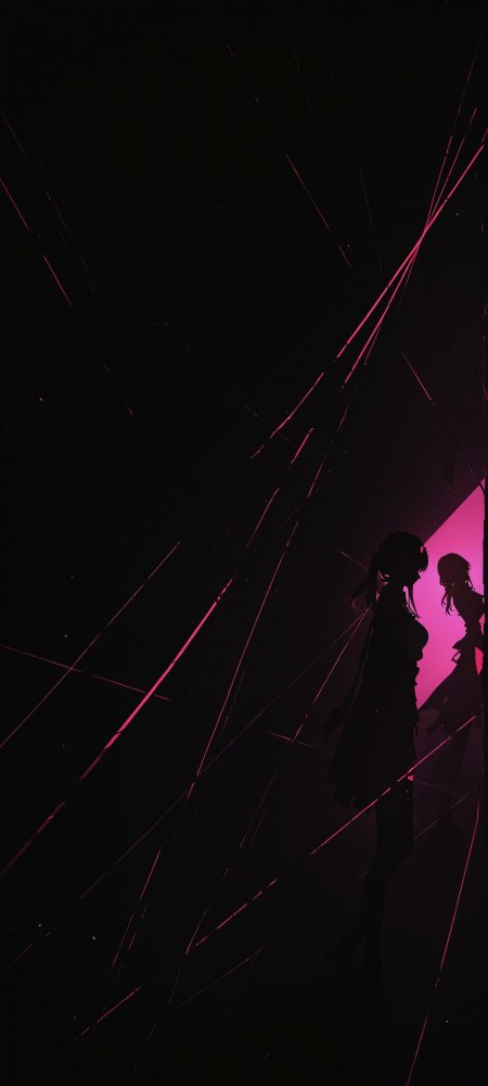 崩坏星穹铁道卡芙卡双剪影动漫手机壁纸