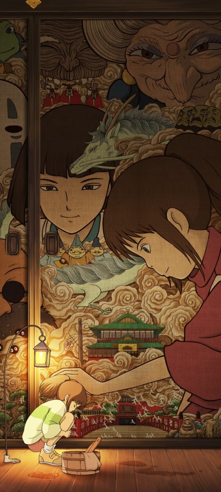 千与千寻油屋场景宫崎骏经典动漫手机壁纸