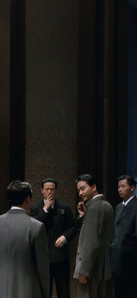 张国荣经典电影剧照复古西装造型怀旧港风人物手机壁纸