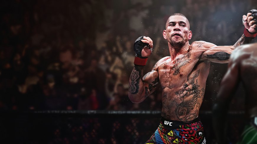 UFC佩雷拉纹身挥拳格斗赛场热血体育摄影电脑壁纸