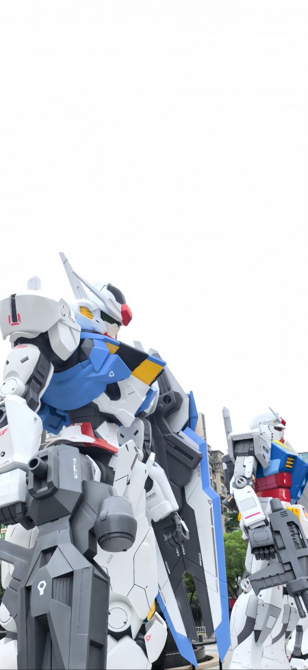 高达模型巡展巨型机甲震撼登场动漫创意手机壁纸