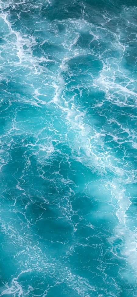 碧蓝海水波纹抽象自然创意手机壁纸