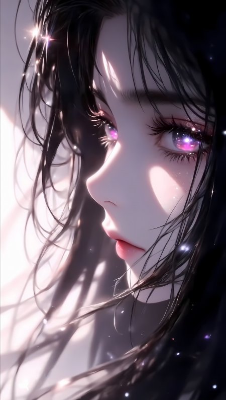 深红玫瑰少女抱花侧颜情感文艺手机壁纸