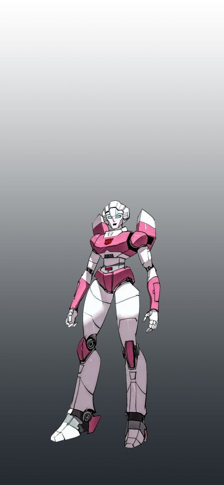 变形金刚阿尔西粉色女机甲动漫手机壁纸