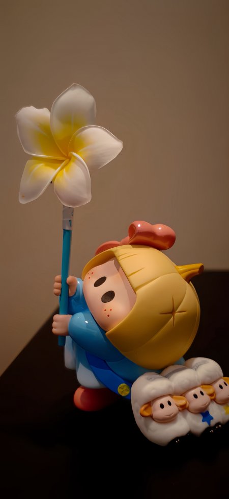 鸡蛋花可爱玩偶少女绵羊治愈手办手机壁纸