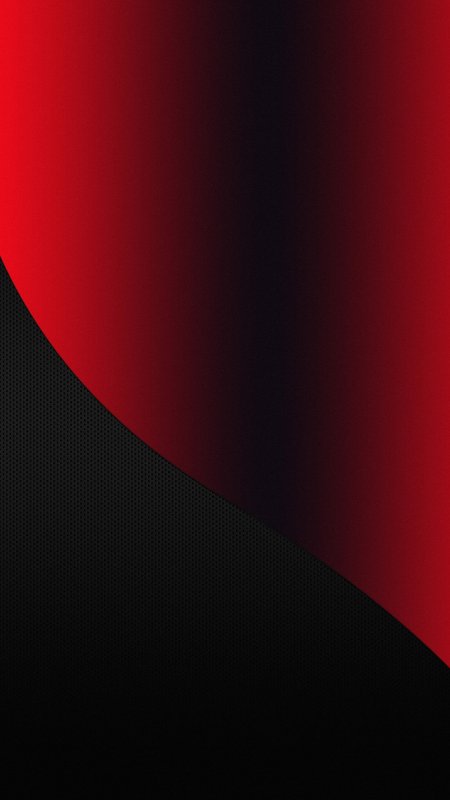 红黑渐变曲面穿孔碳纤网格科技创意手机壁纸