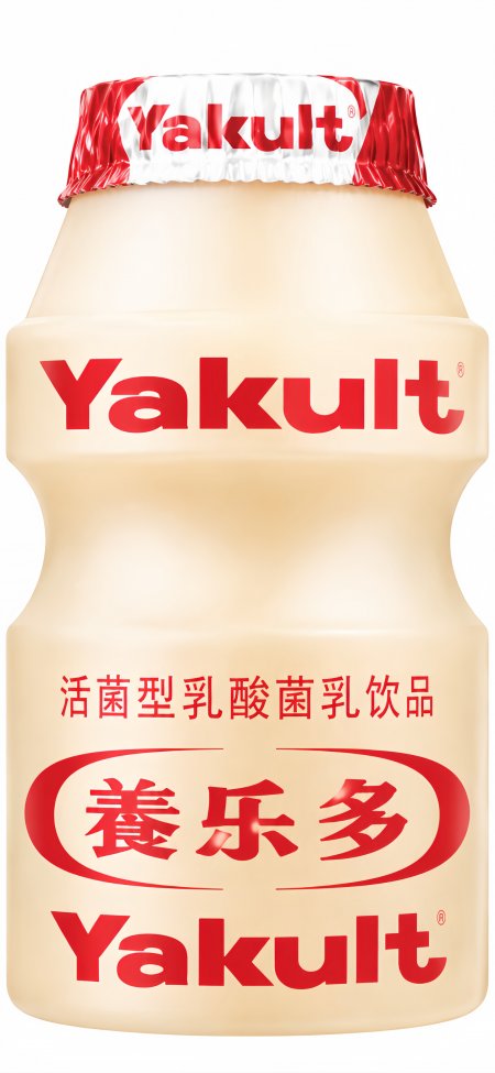 养乐多红盖极简产品白底创意手机壁纸