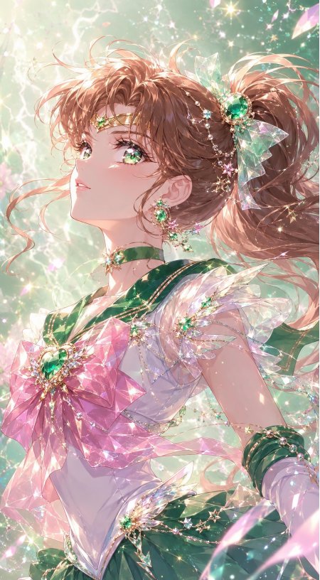 美少女战士木野真琴绿眸动漫手机壁纸