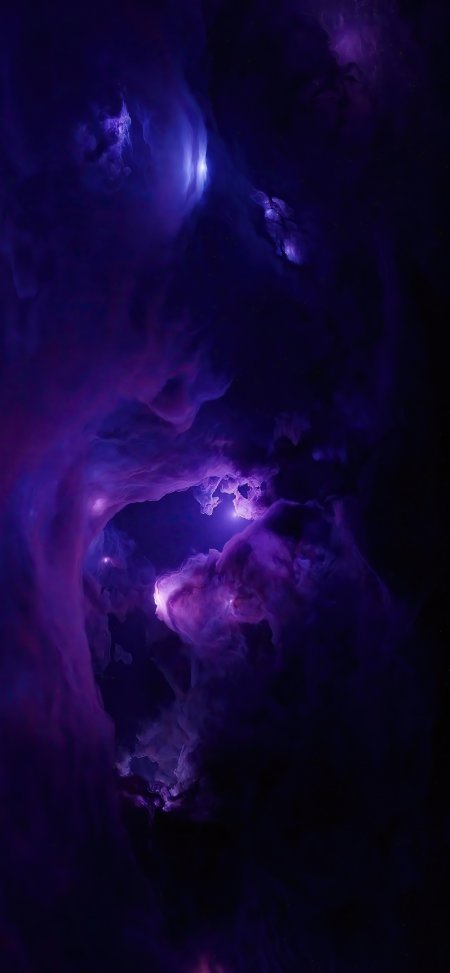 紫雾星云隧道星光深空梦幻创意手机壁纸
