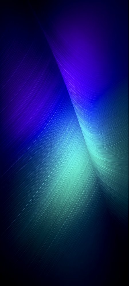 深蓝流光曲线科技质感创意手机壁纸