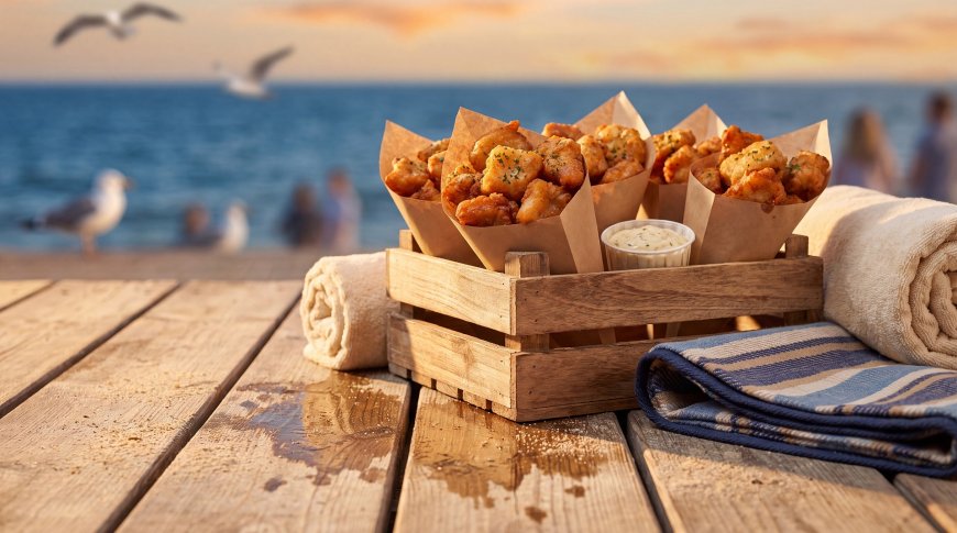 食物海岸礁石海浪风景电脑壁纸