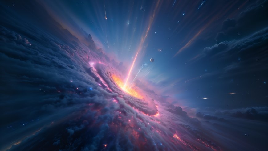 宇宙能量撕裂星空科幻电脑壁纸