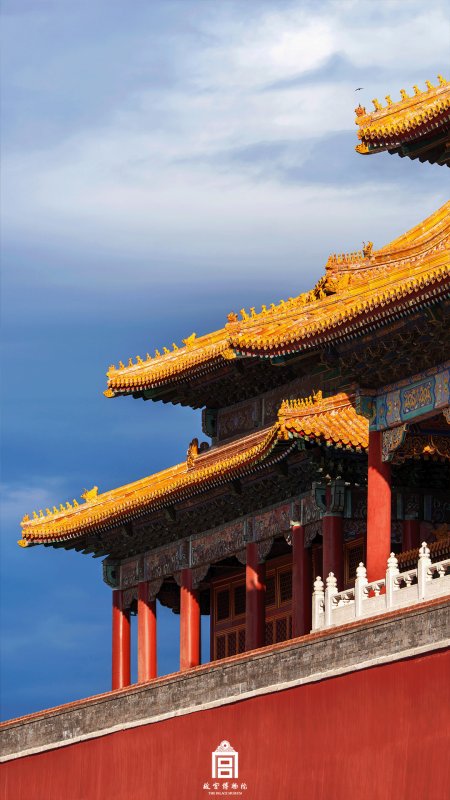 故宫午门红墙金瓦夏日风景手机壁纸