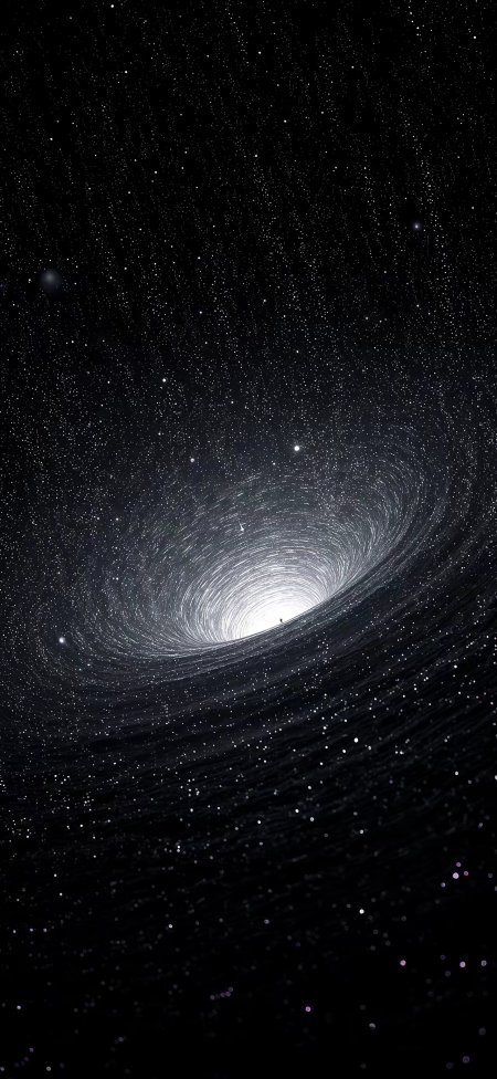 星空虫洞漩涡光隧道创意手机壁纸