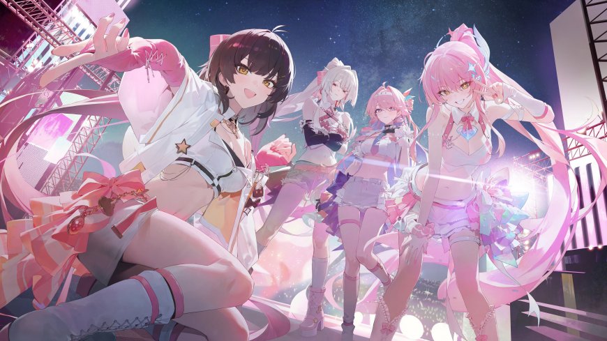 崩坏3偶像舞台星空演唱会少女动漫电脑壁纸