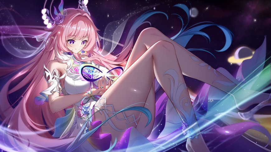 崩坏3爱莉希雅星空无限符号少女动漫电脑壁纸