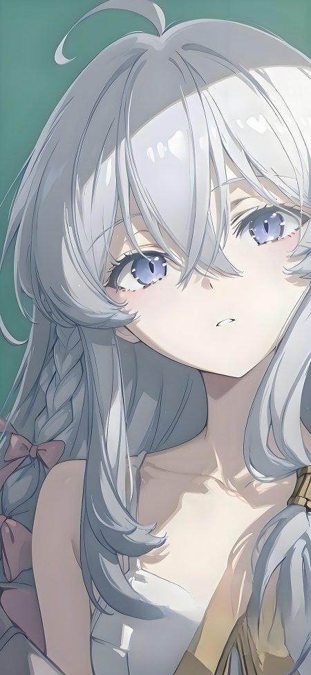 崩坏星穹铁道流萤银发紫瞳清冷少女动漫手机壁纸