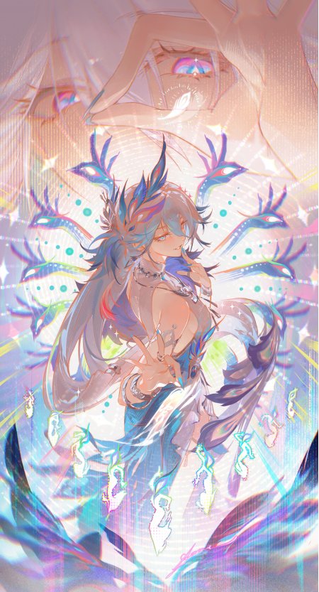 崩坏星穹铁道飞霄回眸幻彩翎羽动漫手机壁纸