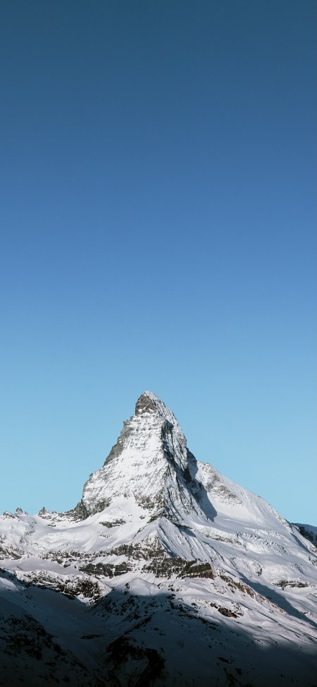 瑞士马特洪峰雪山蓝天壮丽阿尔卑斯风景手机壁纸