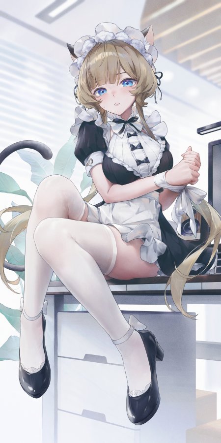散兵女仆装原神动漫手机壁纸